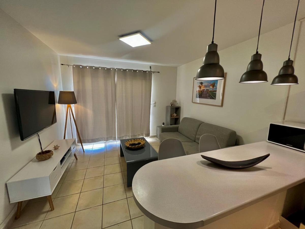 Appartement Au Bord de Mer Le Moule Buitenkant foto